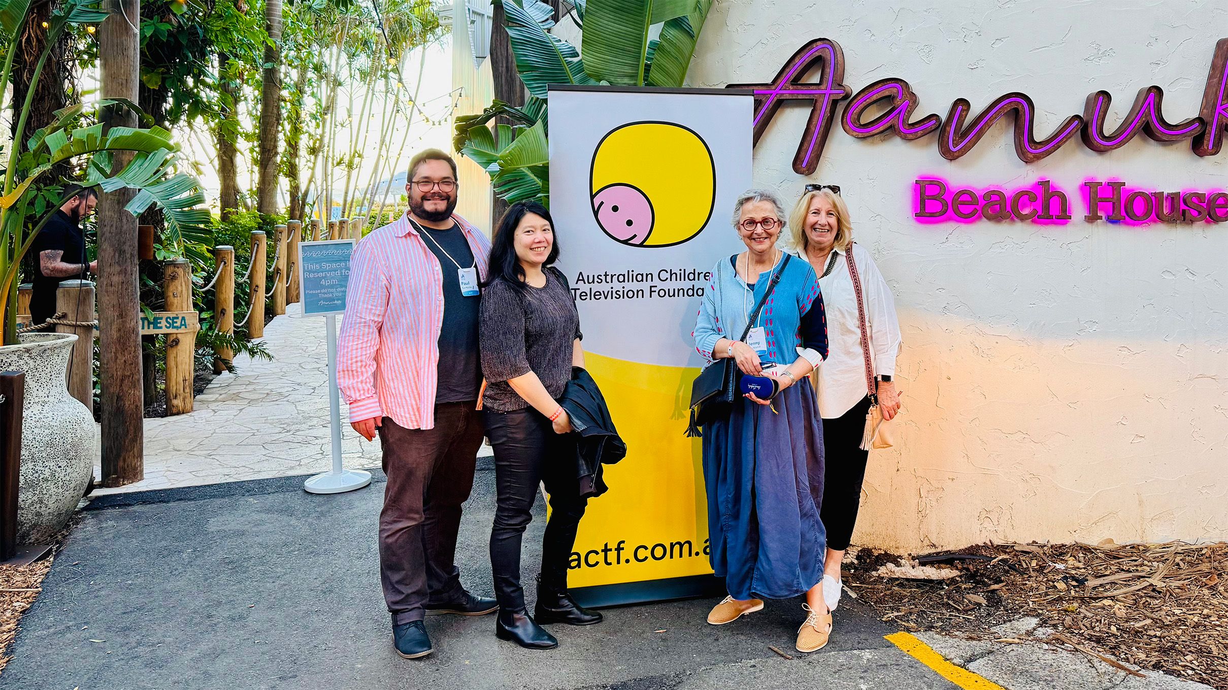 Paul Gartside, Li-Kim Chuah, Jenny Buckland and Bernadette O'Mahony